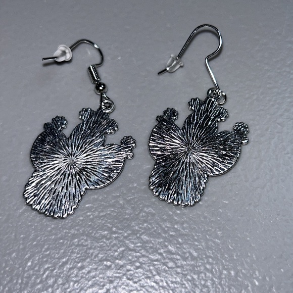 Colorful Cactus Dangle earrings - Picture 3 of 3